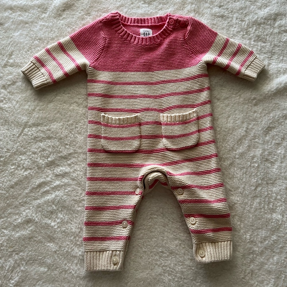 GAP Baby Brannan Stripe One-Piece